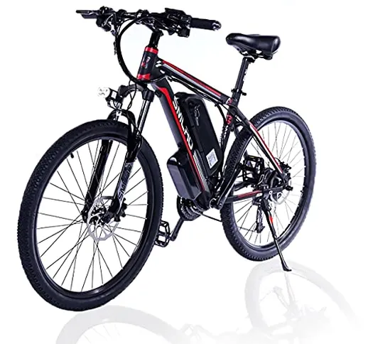 Bici Elettrica 1000W, 26" Mountain Bike Elettrica con Batteria Rimovibile 48V / 13AH, Fat...