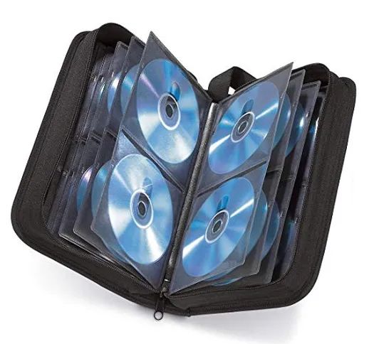 Hama custodia CD per 80 CD / DVD / Blu-ray, nero