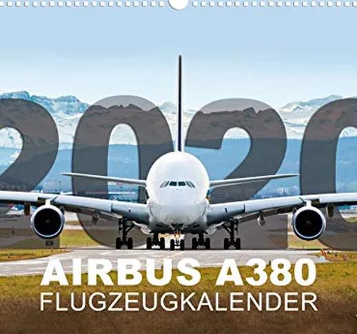 Airbus A380 / Boeing 747-8 - Calendario 2020, soggetto: aereo con i giganti delle ventole