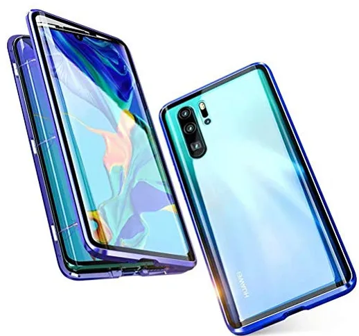 CCENJOY Cover per Huawei P30 PRO, Adsorbimento Magnetico Paraurti in Metallo con 360 Gradi...