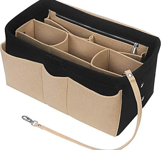 Betoores Feltro Organizer Borsa Donna, Borsa per Organizzatore con Borsa Rimovibile Intern...