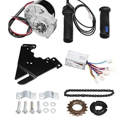 SODIAL Kit di Conversione Motore Bici Elettrica 24V 250W Controller Motore Mozzo Bici Elet...