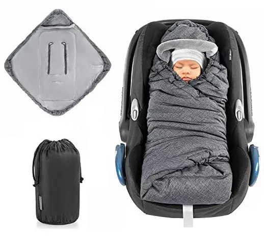 Zamboo copertina neonato invernale avvolgente PRO coperta neonato ovetto (seggiolini auto...