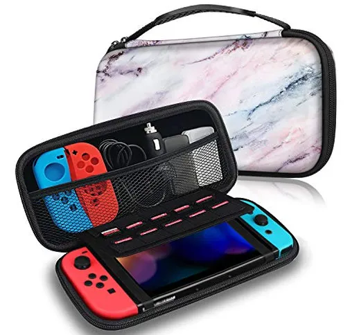 FINTIE Custodia per Nintendo Switch - [Antiurto] Portatile di Borsa Protettiva con 10 Tito...