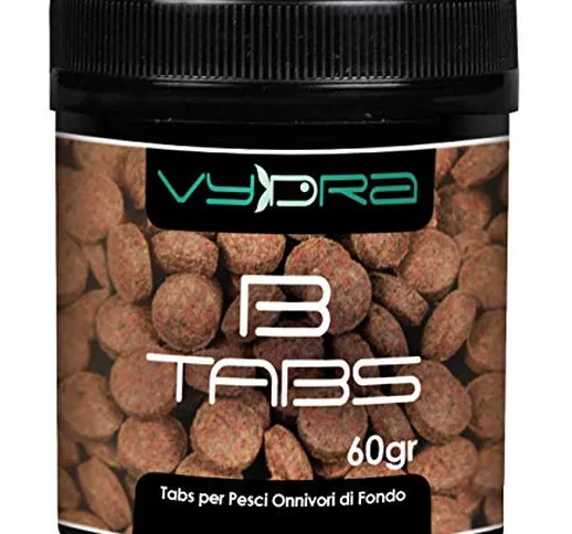 Vydra B TABS 40g MANGIME Pesci di Fondo CORYDORAS BOTIA Acquario Dolce PASTICCHE COMPRESSE