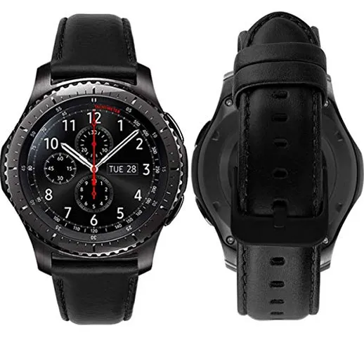 MroTech 22mm Cinturino Gear s3 Frontier Compatibile per Samsung Galaxy Watch 46mm Cinturin...