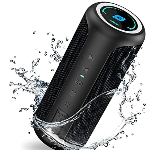 ORTIZAN X20 Altoparlanti Bluetooth Wireless da 40 W, Altoparlante Portatile IPX7 Impermeab...