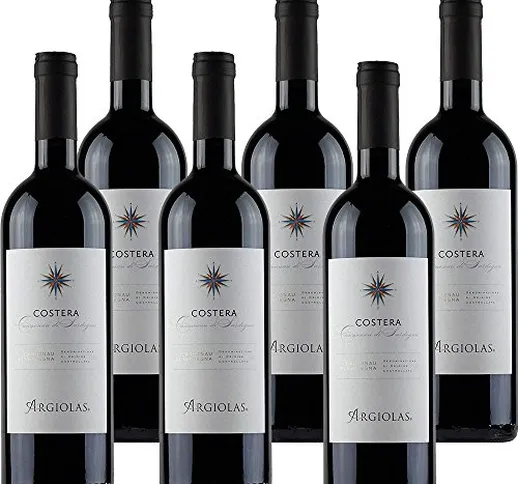 Cannonau di Sardegna Doc | Argiolas Costera | Confezione da 6 Bottiglie da 75 Cl | Vino Ro...