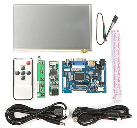 BliliDIY Kit Da 7 Pollici Hd Hd 1024X600 Touch Screen Display Board Kit Per Raspberry Pi