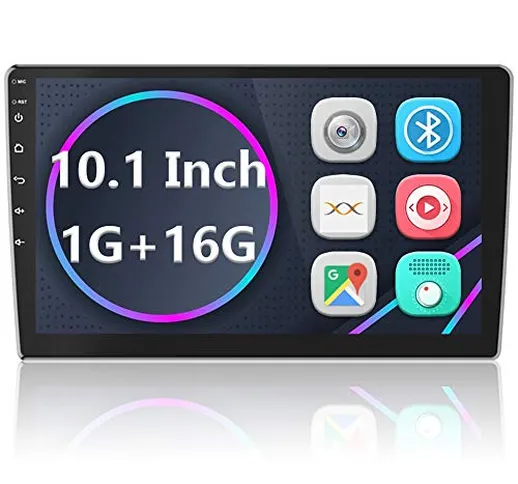 Android Autoradio GPS Navi 2 Din Lettore Stereo CAMECHO 10'' Touch Screen Bluetooth WIFI F...