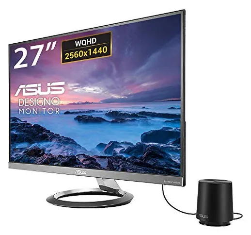 ASUS Designo MZ27AQ 27'' Monitor, WQHD (2560 x 1440), IPS, 100% sRGB, Design Ultra-Slim, A...
