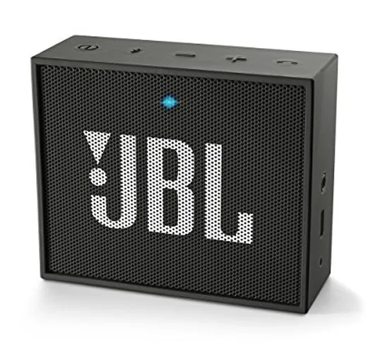 JBL GO Diffusore Bluetooth Portatile, Ricaricabile, Ingresso Aux-In, Vivavoce, Compatibili...