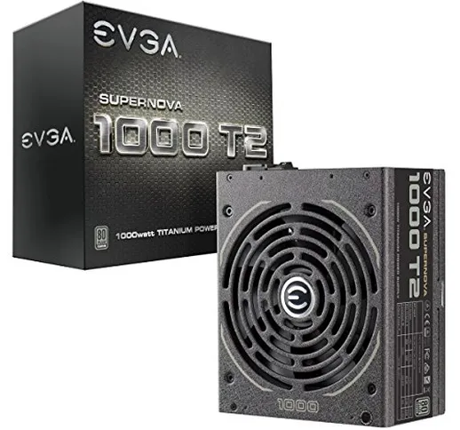 EVGA SuperNOVA 1000 T2, 80+ TITANIUM 1000W, totalmente modulare, EVGA ECO Mode, garanzia 1...