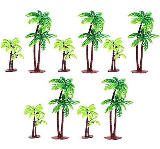 Xinlie Palme da Cocco Modello Alberi Plastic Coconut Palm Tree Miniature Vasi Bonsai Craft...