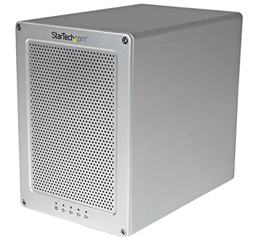 Startech.Com Box Esterno Thunderbolt 2 con Alloggiamento Quadruplo Raid Nas per Hdd Disco...