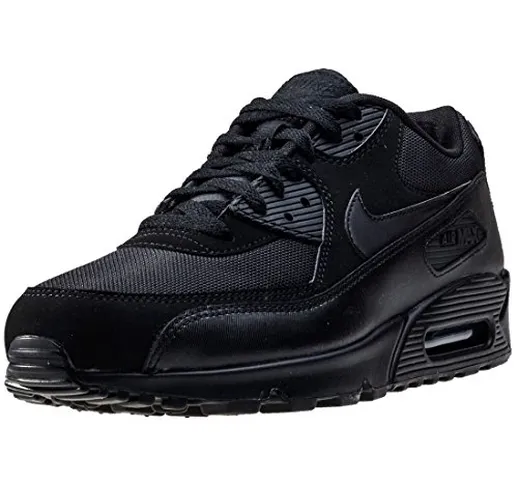 Nike Air Max 90 Essential, Scarpe da Ginnastica Uomo, Nero (Black / Black-Black-Black), 45...