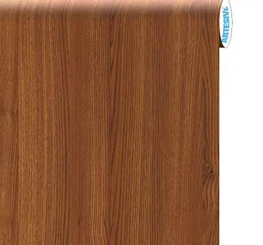 Artesive WD-020 Rovere Medio larg. 122 cm AL METRO LINEARE - Pellicola Adesiva in vinile e...