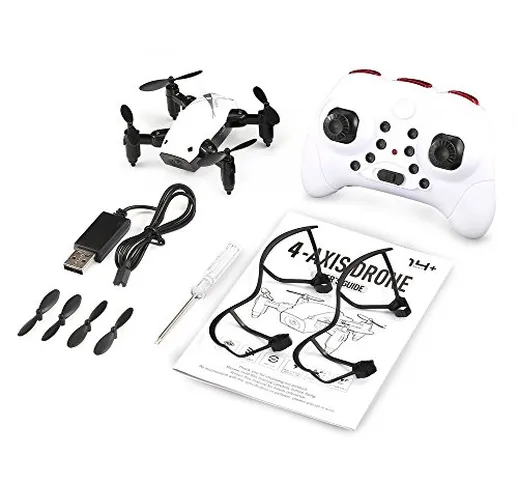 Erduo S9 2.4G Mini Pieghevole Drone 360 ​​Gradi Flip One-Key Ritorno Senza Testa modalità...