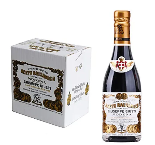 Aceto Balsamico di Modena IGP 2 Medaglie Oro "Il Classico" 250 ml x 6