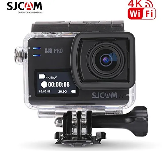 16GB TF Card +SJCAM SJ8 PRO WiFi Sport Fotocamera, HD 4K 60fps12MP 30M Impermeabile Camcor...