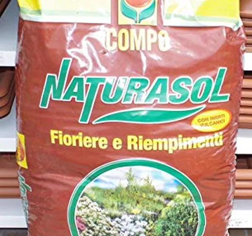 "NATURSOL" SUBSTRATO PROFESSIONALE PER FIORIERE E RIEMPIMENTI IN CONFEZIONE DA 70 LITRI