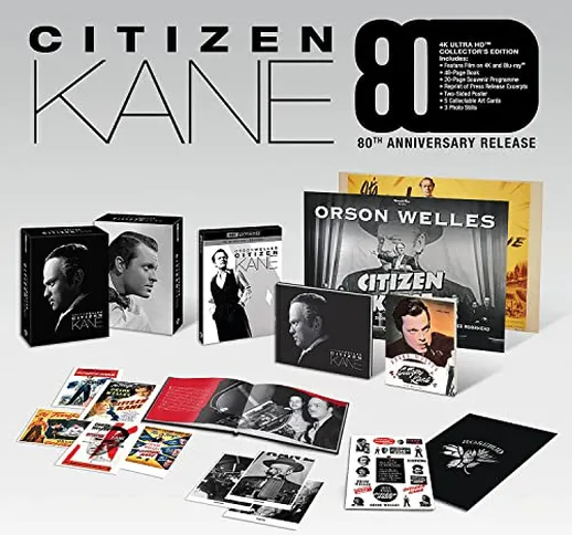 Citizen Kane: 80th Anniversary - Limited All-Region 4K Ultra-HD Boxset With Region B Blu-R...