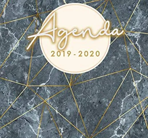 Agenda 2019/2020: Agenda settimanale 2019 2020 18 mesi: copertina flessibile, 15x21 cm, lu...