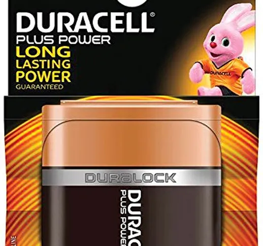 BATTERIE DURACELL PLUS POWER PIATTA 4.5V B1