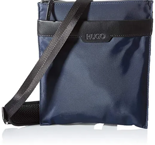 HUGO Luxown_S z env, Borsa da Cross-Body Uomo, Navy410, Taglia unica