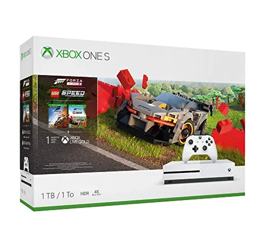 Microsoft Xbox One S 1TB – Forza Horizon 4 LEGO Speed Champions Bundle [Edizione: Germania...