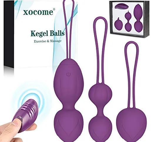 Kegel Silicone Balls Palline Vagine - Rinforzamento dei Muscoli Vaginali Esercizi - Pavime...