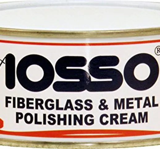 Iosso Fiberglass & Metal Polish, Pasta Lucidante per vetroresina e metalli, 250 ml