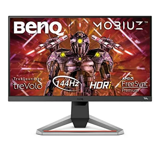 BenQ MOBIUZ EX2510 Monitor da Gaming 24,5'' IPS HDRi, 144Hz 1ms FreeSync Premium FHD, Comp...