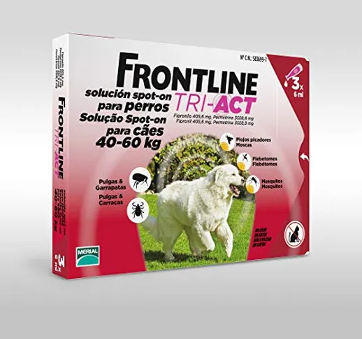 Frontline Tri-Act 6 Fialette Tra 40 e 60 KG