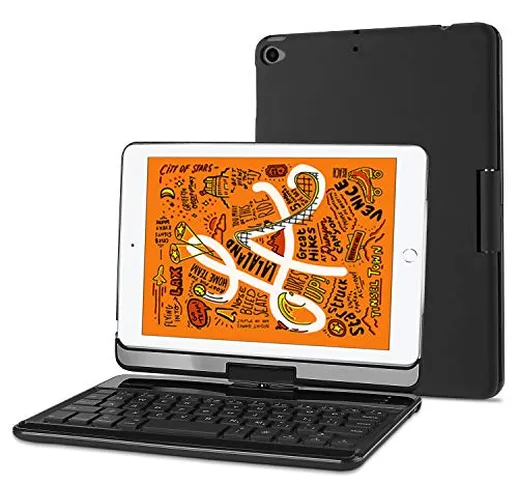 ProCase iPad Mini 5 / Mini 4 Tastiera Custodia(QWERTY), Wireless Custodia Tastiera Bluetoo...