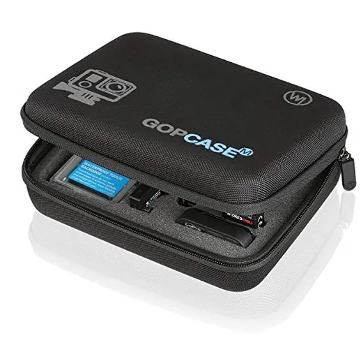 Wicked Chili GOP - Custodia per GoPro Hero 6 / 5 / 4 / 3+ / 3 LCD BacPac, batteria, SD, Wi...