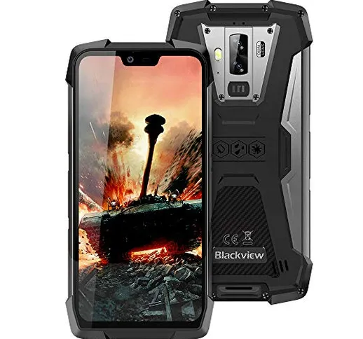 Rugged Smartphone, Blackview BV9700 Pro Rugged Cellulare, 6GB 128GB, 5.84", Smartphone Ant...