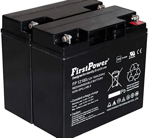 Batteria First Power al Gel di piombo per: UPS APC RBC7 12V 18Ah VdS