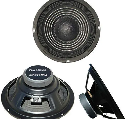 PLUG & SOUND S-84 altoparlante diffusore medio basso web s-84 woofer da 20,00 cm 200 mm 8"...