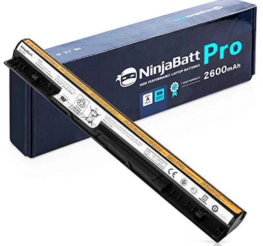 NinjaBatt PRO Batteria per Lenovo L12M4E01 L12L4A02 L12L4E01 L12M4A02 L12S4A02 IdeaPad G40...