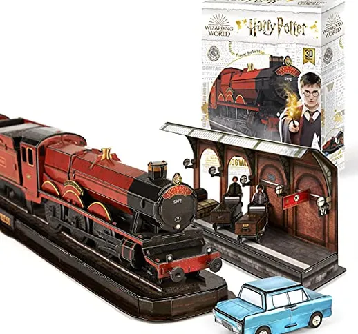 CubicFun Puzzle 3D Harry Potter Hogwarts Express Kit di Modellismo Regalo Creativo Puzzle...