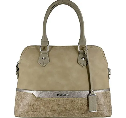 David Jones - Borsa a Mano Donna Bugatti - Satchel Tote Shopper Bag a Tracolla Spalla Eleg...