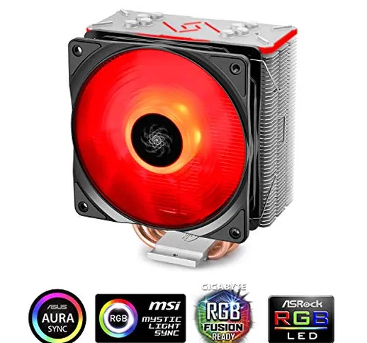 Deepcool DP-MCH4-GMX-RGB-GT Gammaxx GT Dissipatore per Cpu Amd Intel Ventola Pwm 120 X 25...