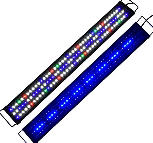 Luce diurna Eco simulazione illuminazione LED per Acquario, Blu Bianco Rosso, Pieno spettr...