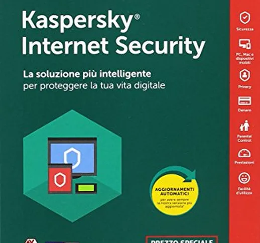Kaspersky Lab Internet Security 1 Dispositivo 1 Anno