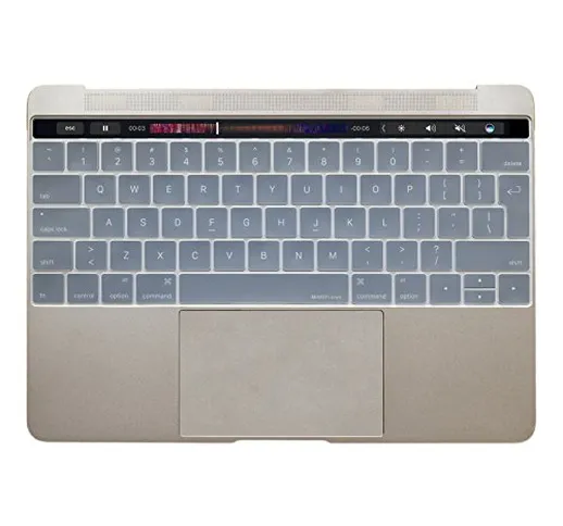 MiNGFi Silicone Coperchio della Tastiera Copritastiera per 2016+ MacBook PRO 13" 15" with...