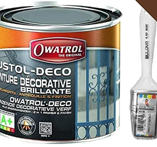 Owatrol DECO Vernice Smalto protettivo, Primer antiruggine, perfetto per Ferro (anche zinc...