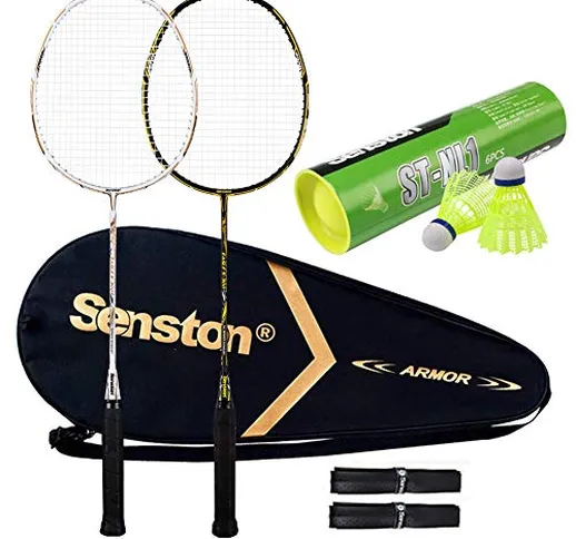 Senston Racchetta Badminton S-300 Racquet da Badminton racchetta da volano - Compreso Badm...