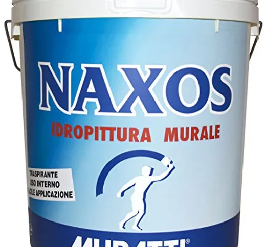 PITTURA MURALE TRASPIRANTE NAXOS LT.14 BIANCO