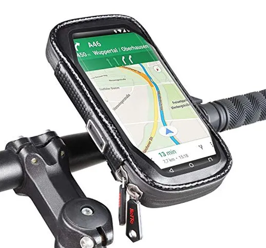 ROTTO Porta Cellulare Bici Supporto Telefono Bicicletta Borse Manubrio Impermeabile con 36...